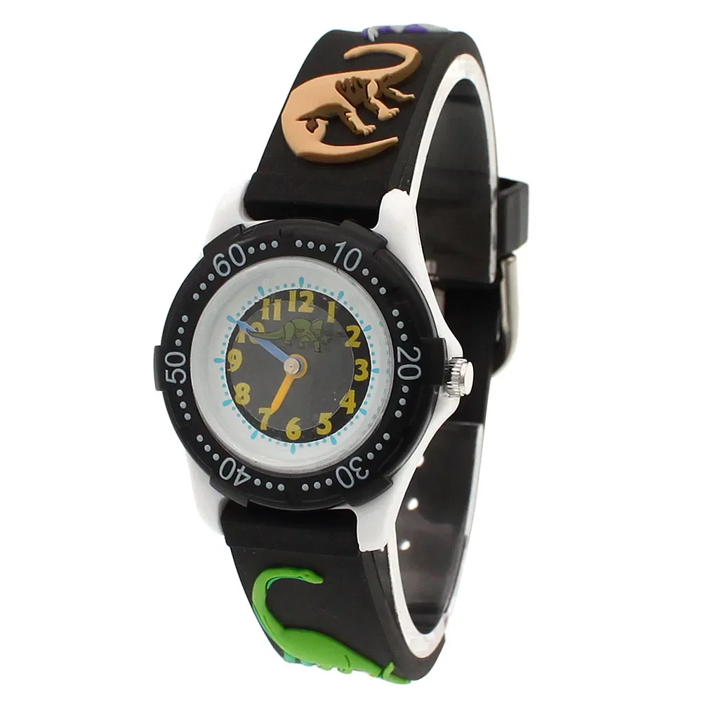 Reloj con dibujos animados de fútbol para niños y niñas, pulsera de cuarzo de silicona de marca de alta calidad, A31