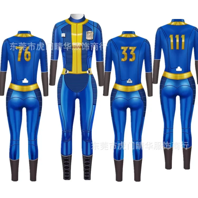 Traje de Cosplay de Lucy MacLean Fallout para hombre y mujer, ropa de Halloween