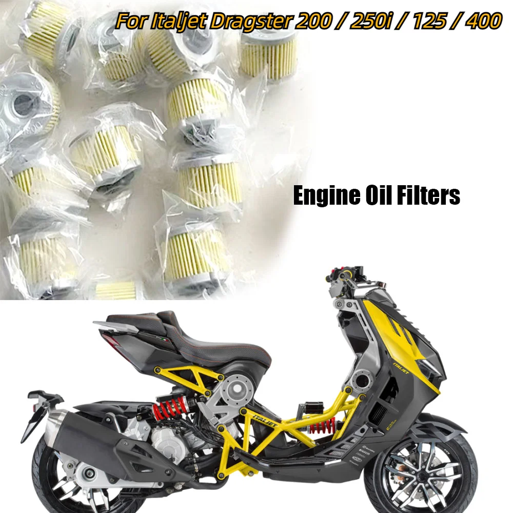 

Motorcycle Filter Element For Italjet Dragster 200 / 250i / 125 / 400 Engine Oil Filters Filtration