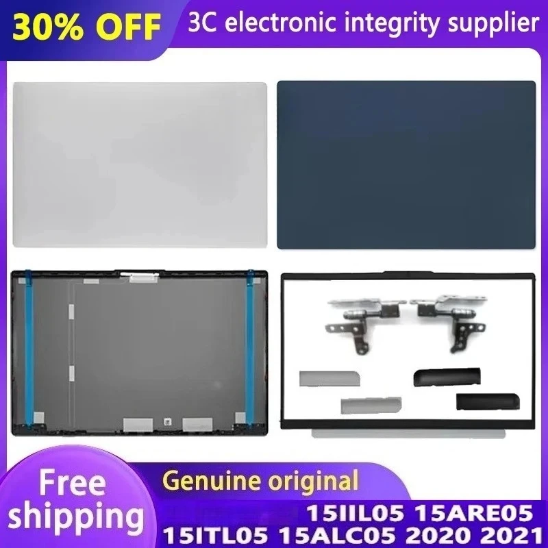 

New Case For Ideapad 5 15IIL05 15ARE05 15ITL05 15ALC05 2020 2021 Laptop LCD Back Cover Front Bezel Hinges Palmrest Bottom Case