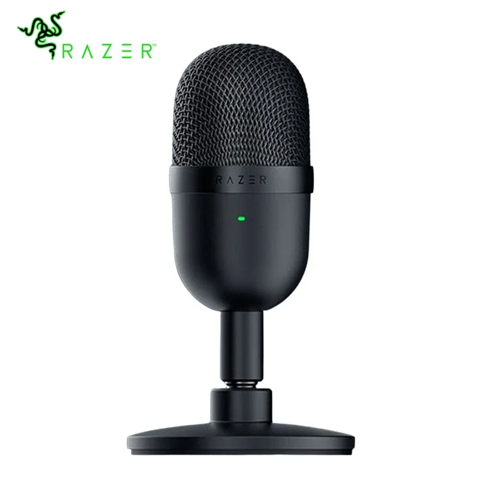 

Seiren Mini Microphone for Gaming Streaming with Pop Filter Shock Mount Amp Noise Reduction Condenser Mic Laptop Computer