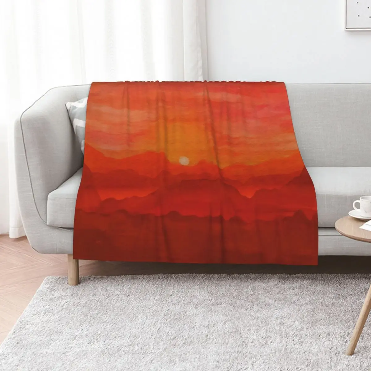 

Sunset Throw Blanket Heavy Thermals For Travel wednesday Luxury Throw Blankets