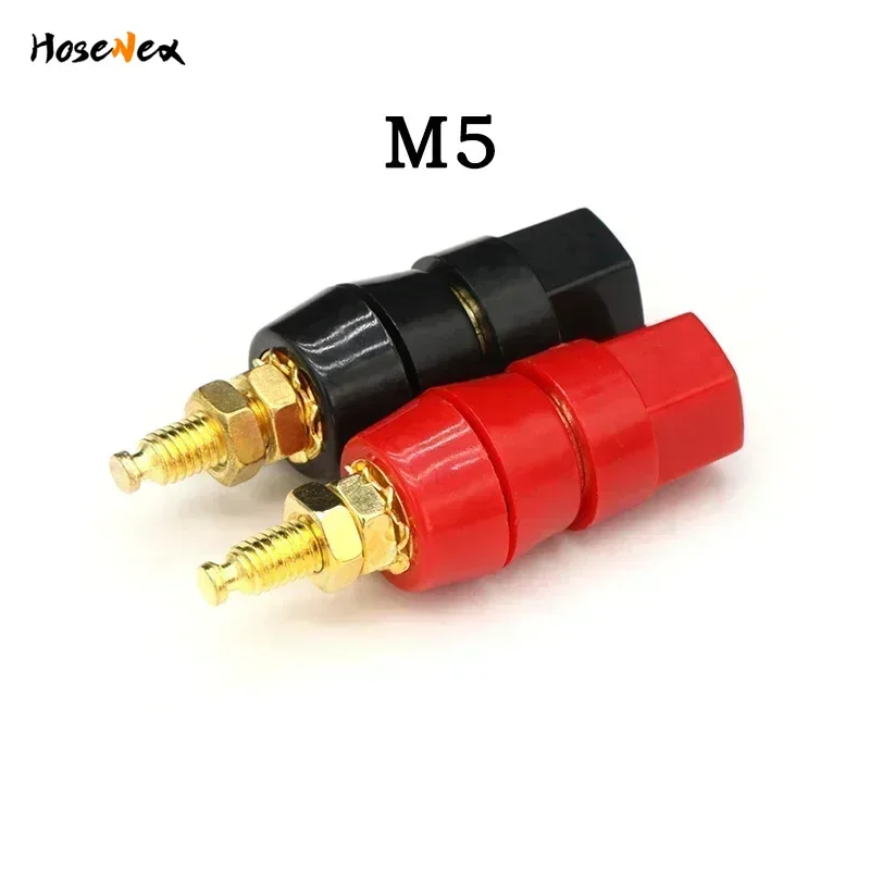 M5 M6 M8 M10 Wire Binding Post Thread Screw Black+Red Set Weld Inverter Clamp Power Supply Splice Connect Battery Terminal