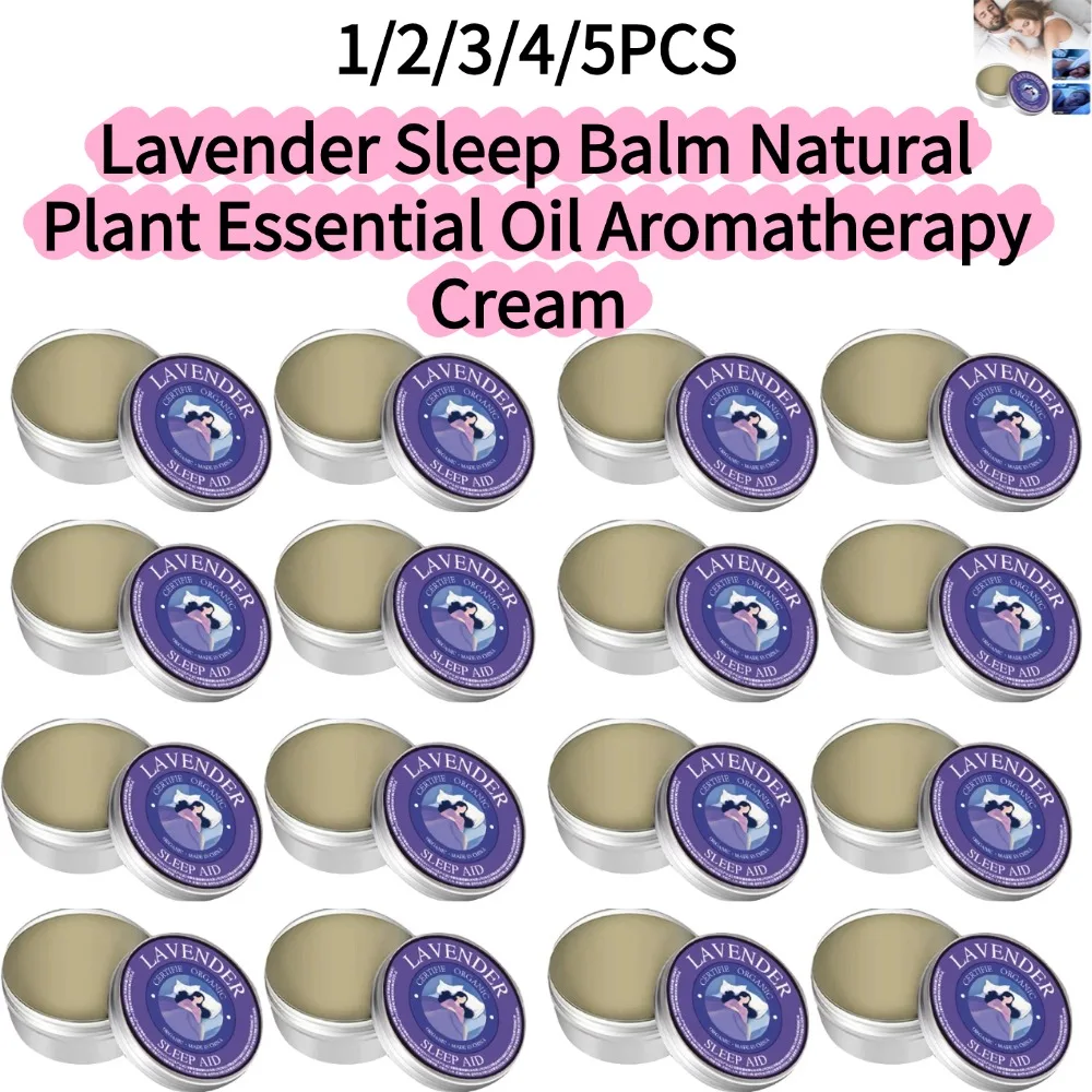 1/2/3/4/5PCS-30ml Lavender Sleep Balm Natural Plant Essential Oil Aromatherapy Cream Organic Blend Relieve Stress Body Care