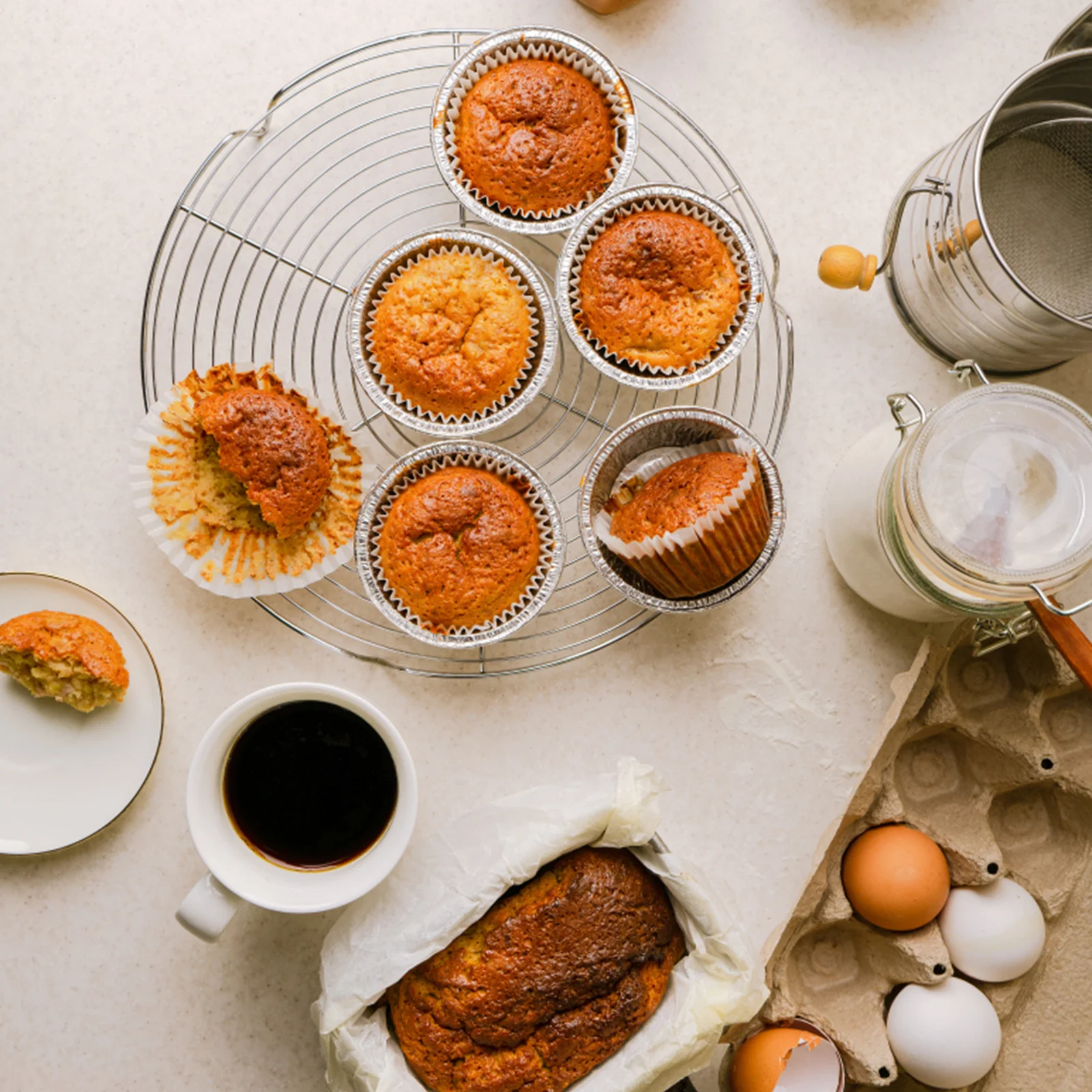 

1Pcs Heavy Duty Stainless Steel Cooling Rack Smooth Finish Nonstick Cake Bread Drying Rack Multi Tier Baking Cooling Bracket