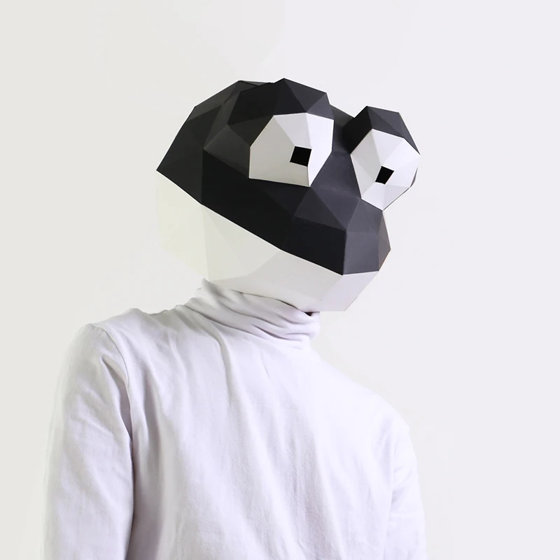 Masque tête de requin baleine, moule en papier 3D, couvre-chef, modèle Animal, accessoires de Cosplay d'halloween pour femmes et hommes, masques artisanaux de bricolage pour jeux de rôle de fête