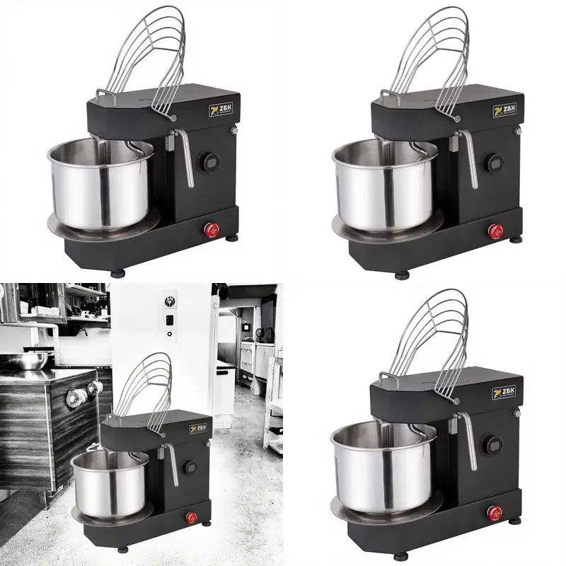 New 3kg-10kg Capacity 750W 10-Speed Spiral Dough Mixer for Pizza and Bread Dough