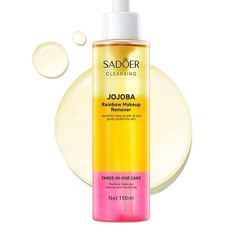 5オンス (150ml) メイク落としクレンジングリキッド - 優しいオイルフリー処方、保湿と鎮静、すべての肌タイプに