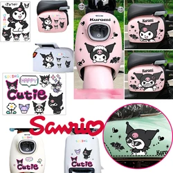 Sanrio Kuromi Electric Car Stickers Anime Body Door Decoration Stickers Masked Scratches Creative Stickers Cute Car Accessories