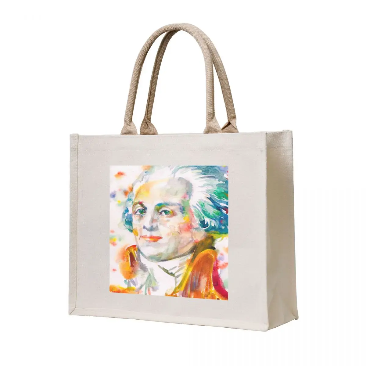

MAXIMILIEN ROBESPIERRE - watercolor portrait .2 Tote Bag bags luxury women shopping bags foldable cute pouch bag