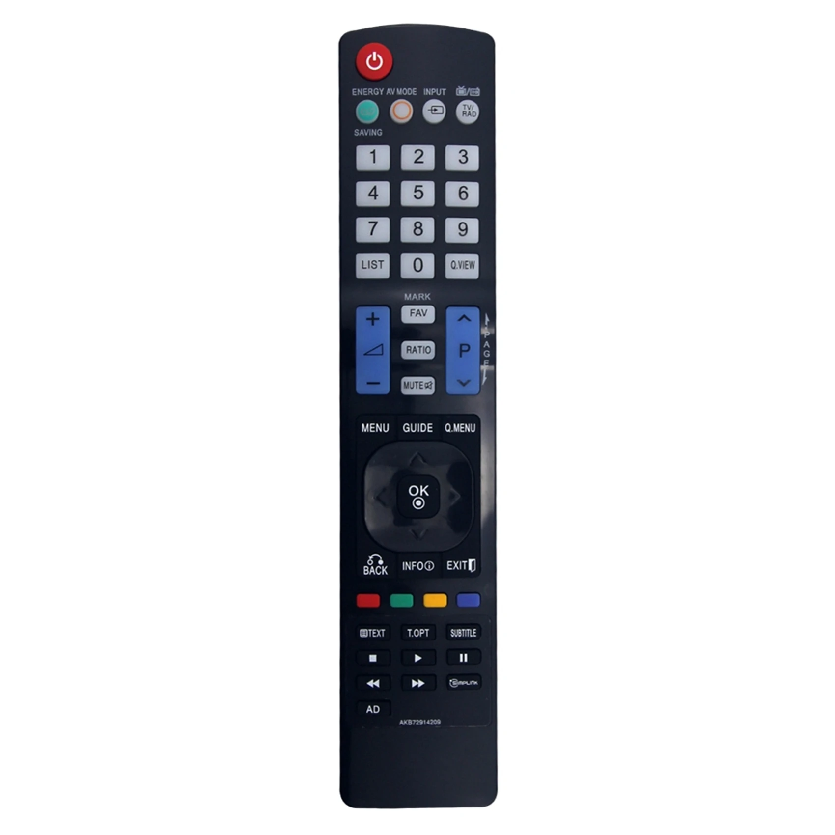ABKQ-2X AKB72914209 Control remoto para Smart TV 32LD420 32LD450 32LD550 37LD450 42LD420 42LD450 42LD520 42LD550 42LD630