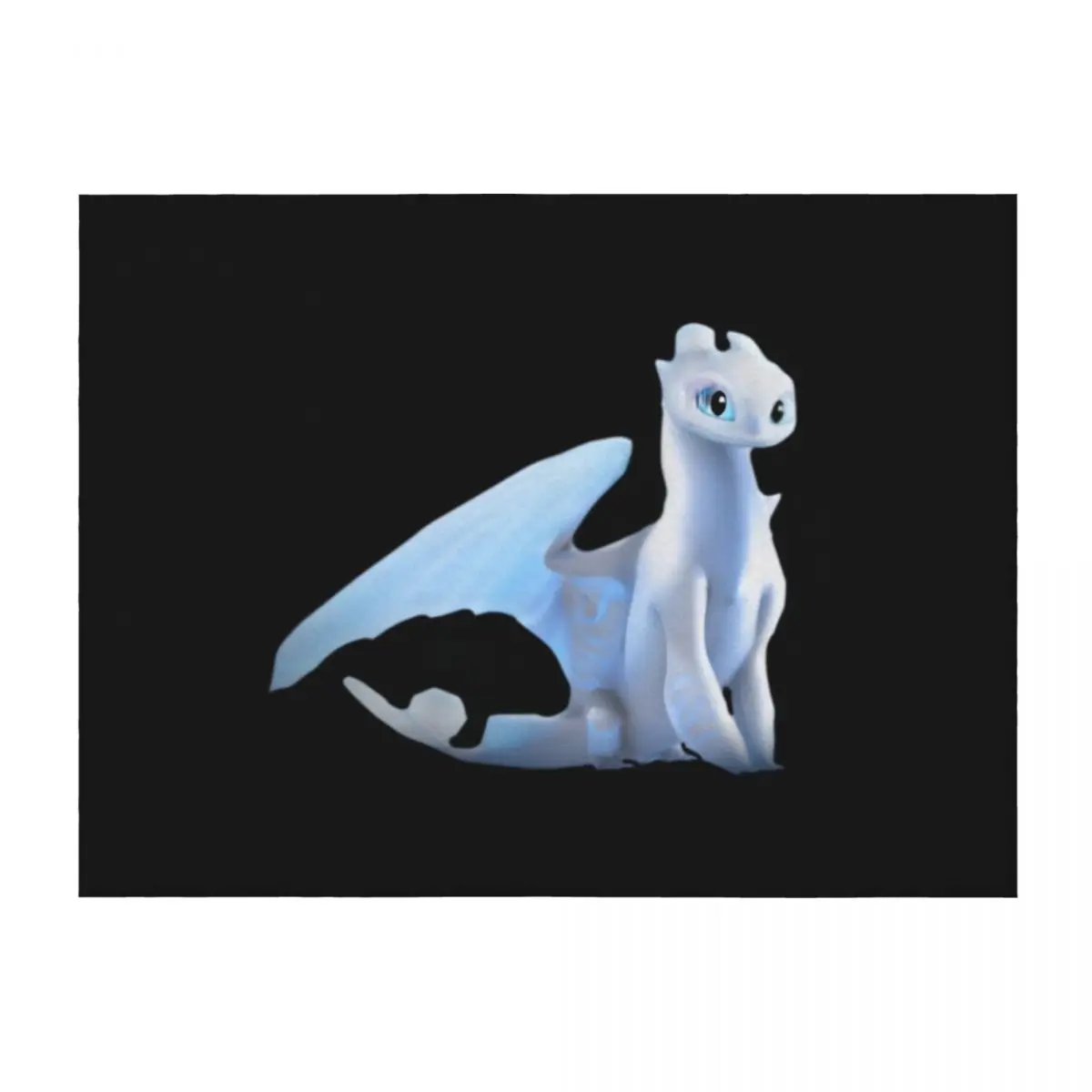 

Light Fury Classic Throw Blanket Blankets For Bed Furrys Flannels Custom Blankets