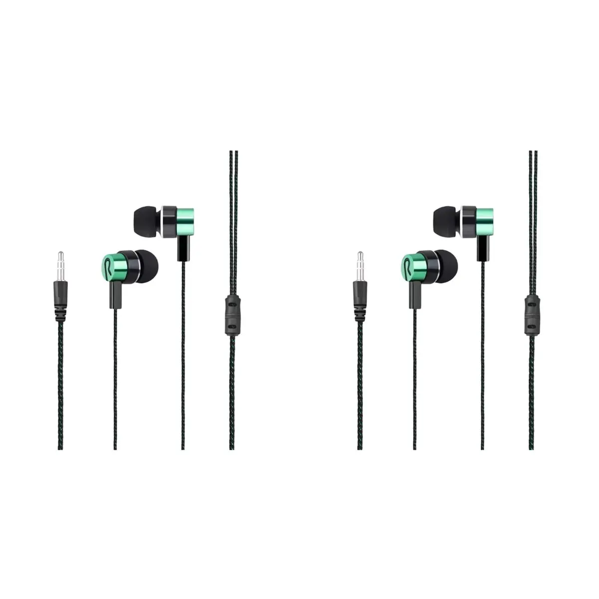 update. 2pcs 3.5mm in-Ear Wired Headphone Bass Stereo Earbuds Mobile Headphone Noise Cancelling Superb Bass Stereo Earphone C