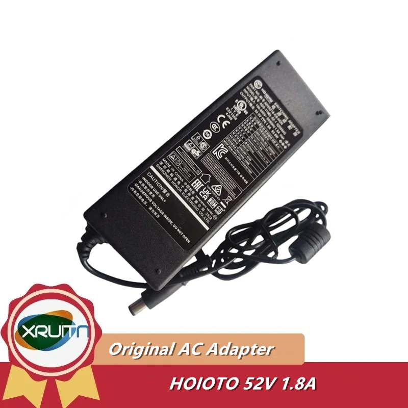 Genuine Hoioto ADS5218-OS-HON ADS-110DL-52-1 520094G 52V 1.8A AC Adapter Power Charger for Dahua Uniview NETWORK VIDEO RECORDER