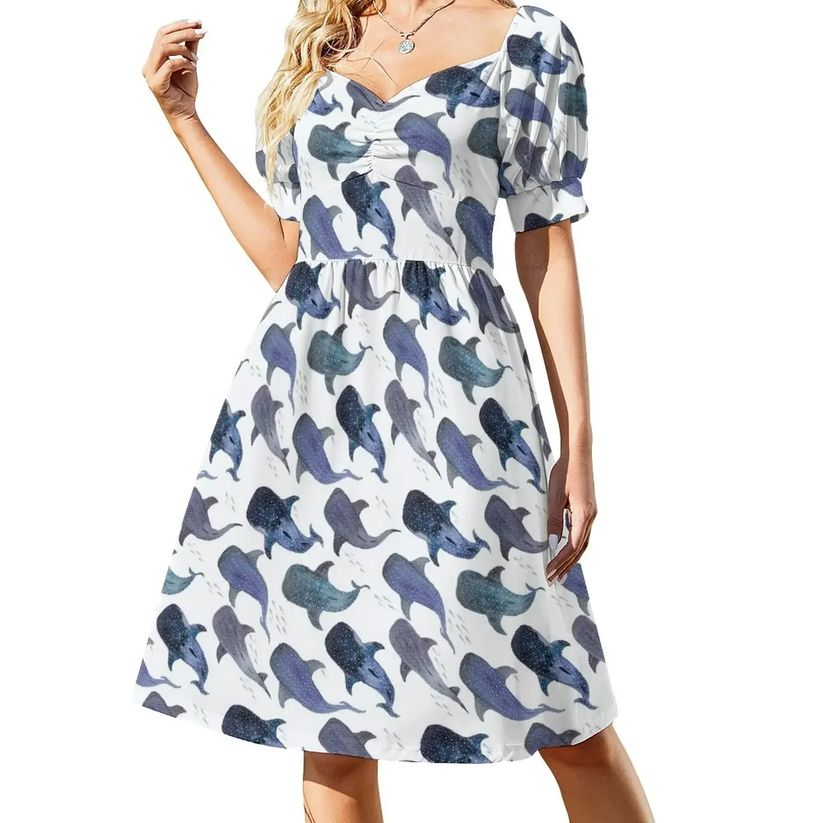 

Whale Shark Pattern Party Sleeveless Dress evening dress ladies dresses for womens 2025 Dress