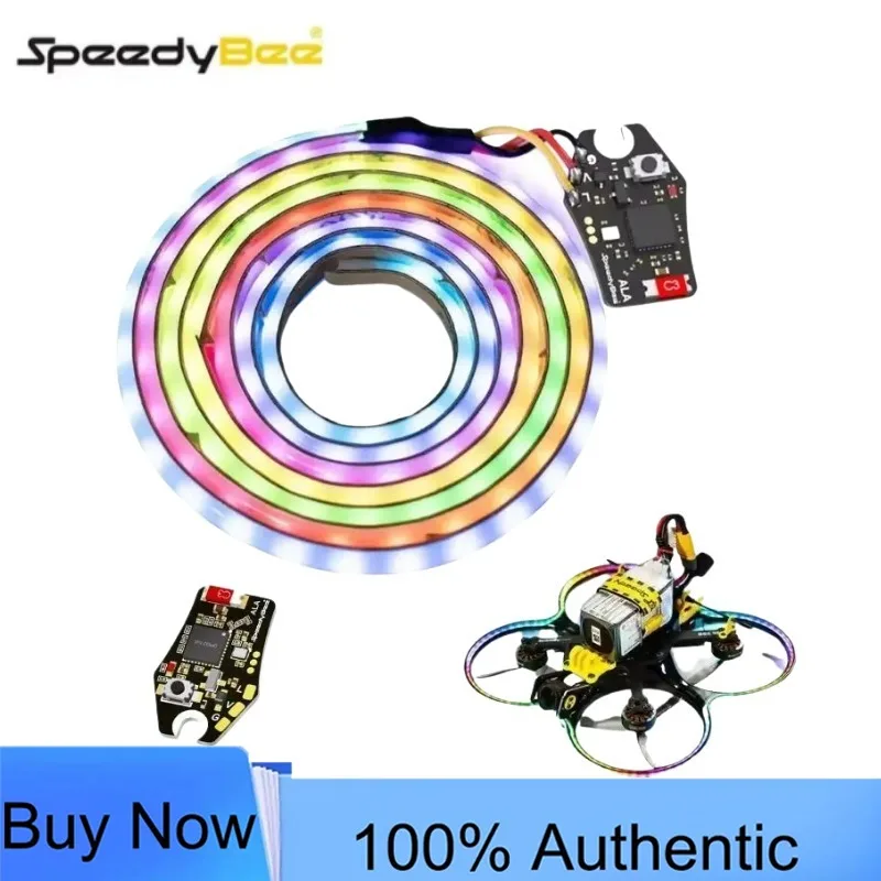SpeedyBee Bee35 Meteor LED V2 Ultra-Bright Programmable RGB Strips For FPV Drone Lighting System