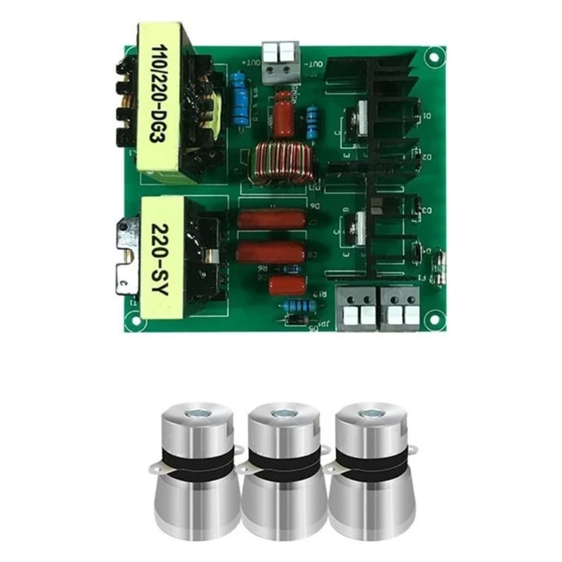 CS1W Precisions 150W Ultrasonic PCB Driver Board with Transducers for Cleaning Use