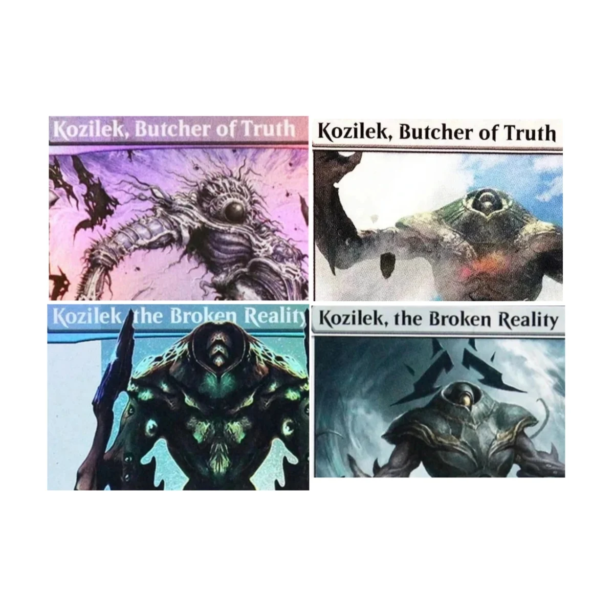 Kozilek, Butcher of Truth Custom TCG Cards Game Black Top Quality Playing Cards Board Game Collection Trading Cards