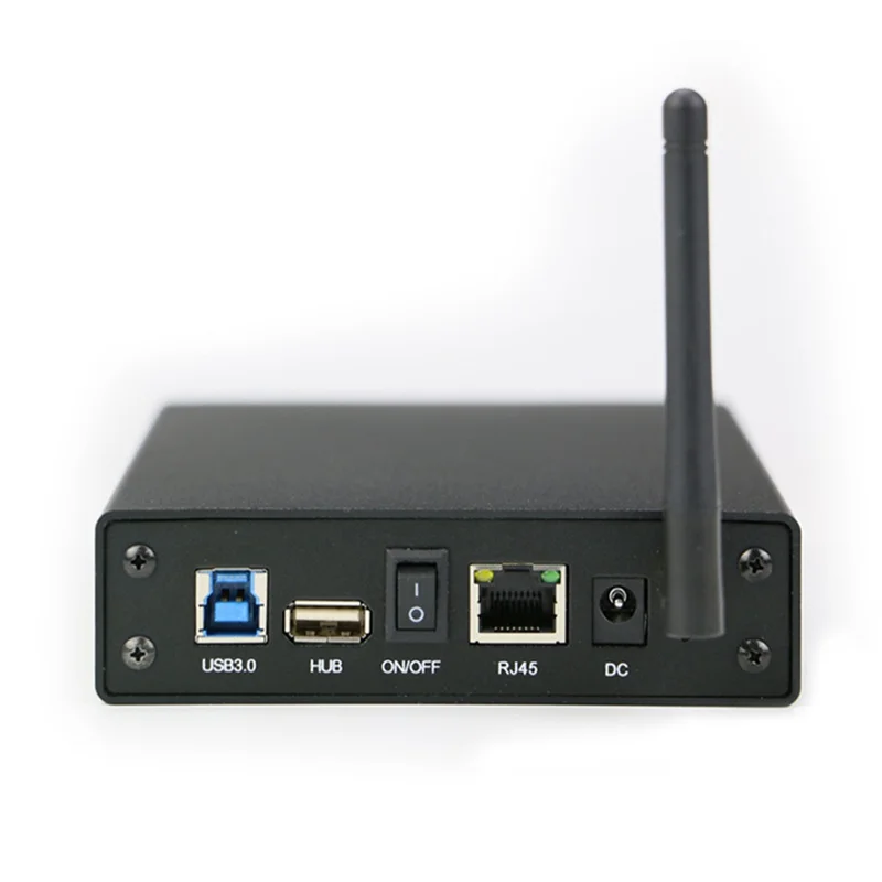 A73E-محمول 3.5 بوصة HDD SSD الضميمة المحمولة USB3.0 Rj45 إيثرنت NAS شبكة تدفق خادم تخزين الولايات المتحدة التوصيل