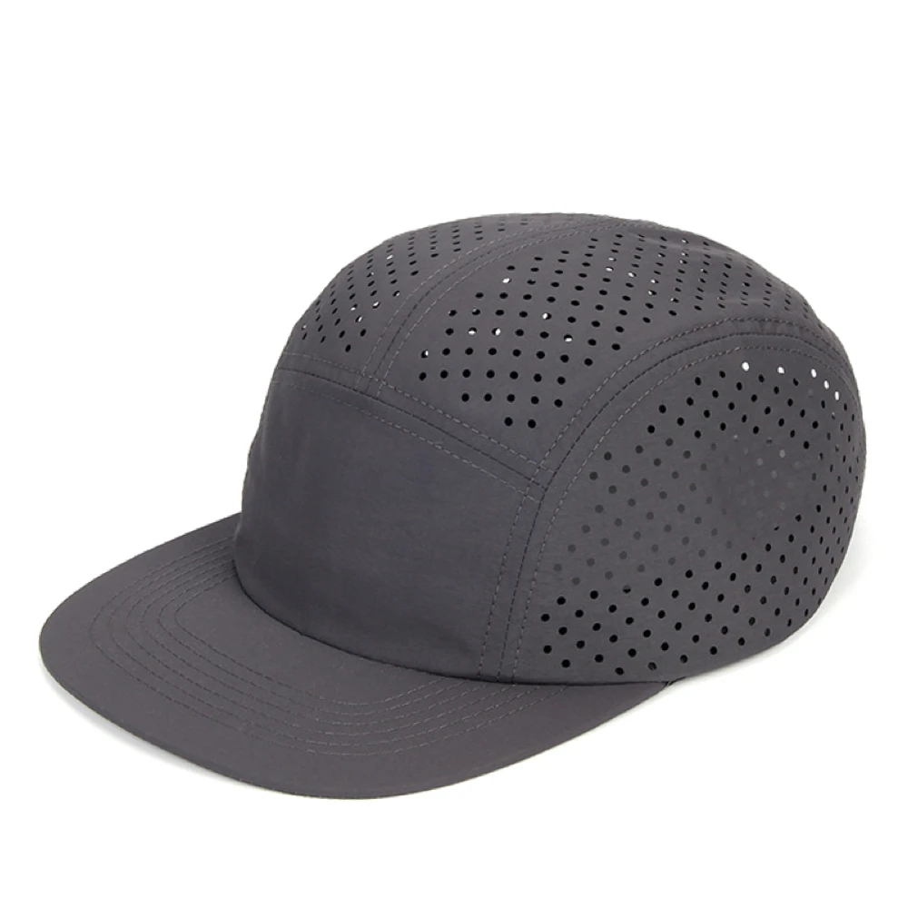 Gorra perforada de 5 paneles para hombre, gorras de béisbol ligeras y transpirables de secado rápido para correr, acampar, senderismo, entrenamiento