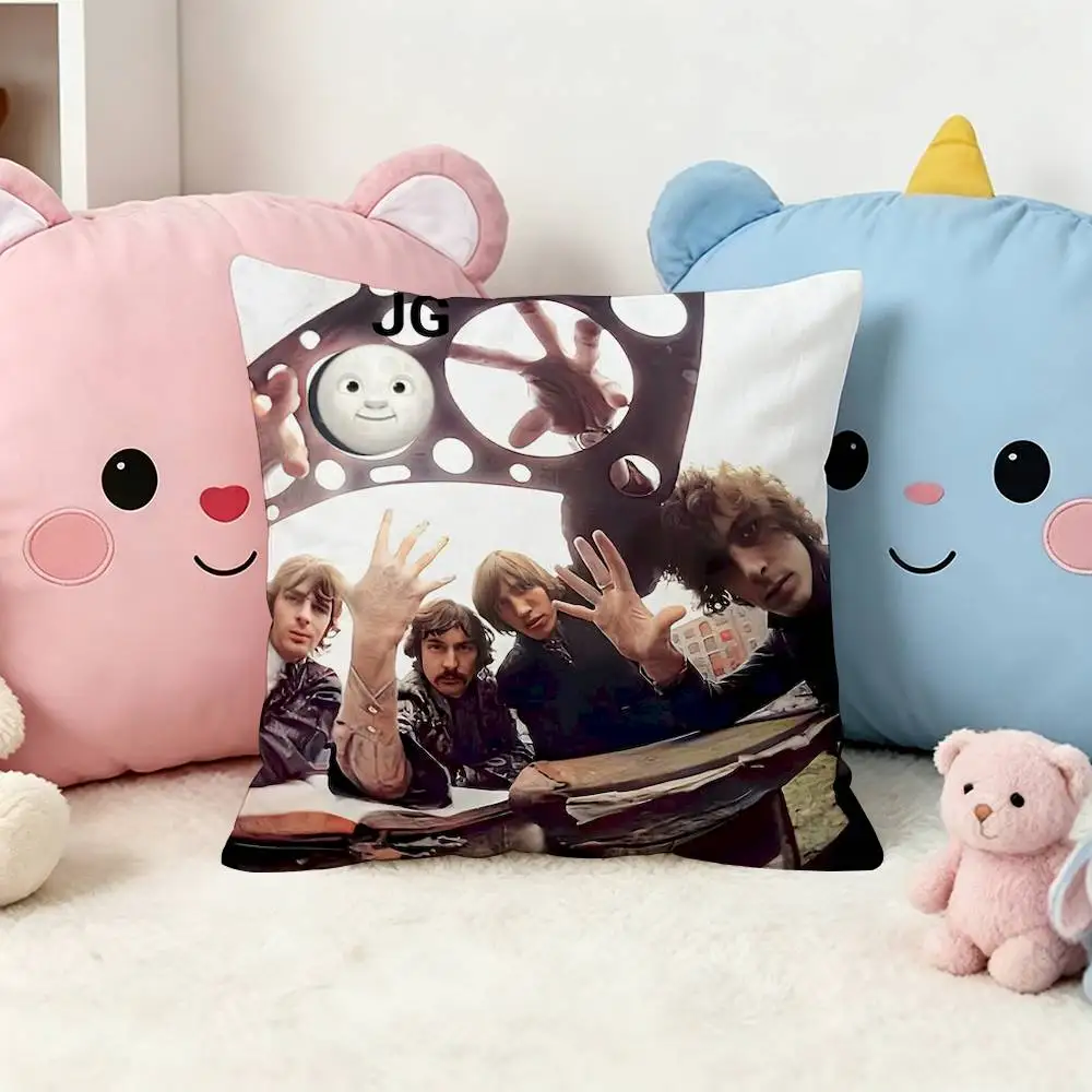 P-Pink-es Band F-Floyd-D Double-Sided Printed Cushion Cover Bedroom Bedside Sofa Pillow Case