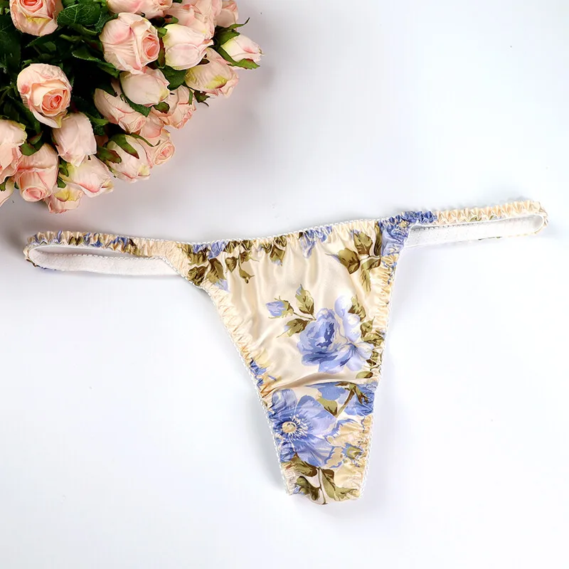 

3pcs/lot 100% mulberry silk underwear Women's sexy thong low waisted breathable sweat absorbing briefs T pants