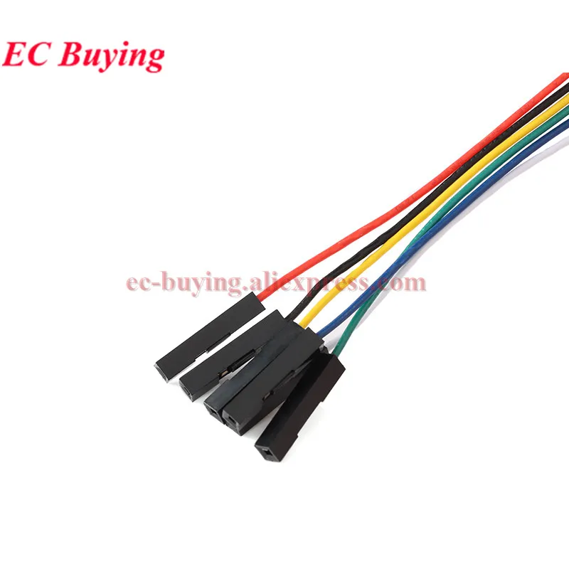 2Pcs-20Pcs JST 1.25mm to 2.54mm Dupont Cable 1Pin Female 2.54 Wire Connector Terminal 1.25 2P/3P/4P/5P/6P Length 20CM Electronic