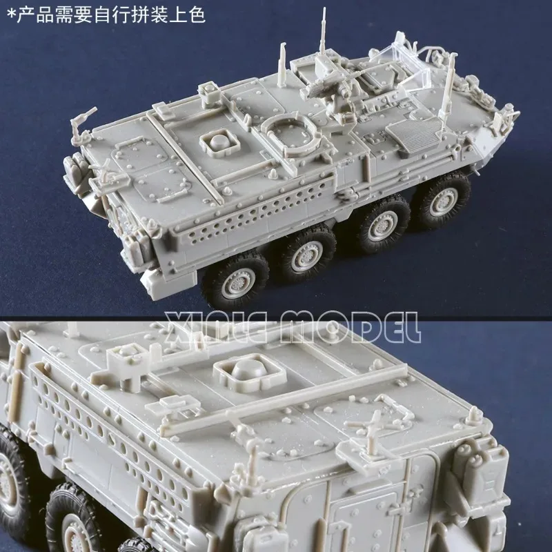 Trumpeter Kit modello carro armato assemblato in plastica 07423 M1130 Veicolo di comando Stryker 1/72