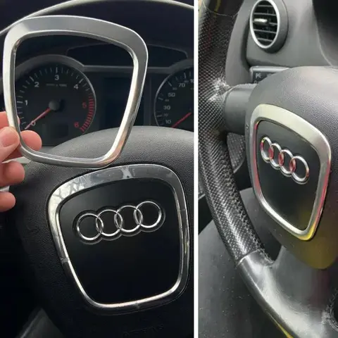 4pcs Car Styling Fiber Door Sills Scuff Plate Guard Stickers Door Threshold Protector For Audi SLINE A3 A4 A5 A6 A7 S3 S4 S5 Q5 10 best sales audi sline stickers - №10