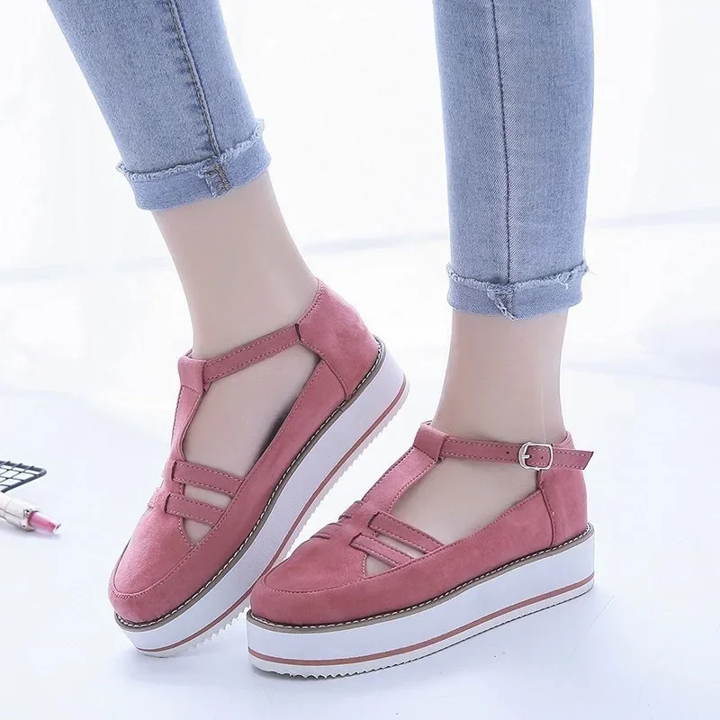 2024 Summer New Breathable Mesh Wedge Casual Sport Shoes Plus Size 42 Non Slip Woman Vulcanize Shoes Platform Women Sneakers