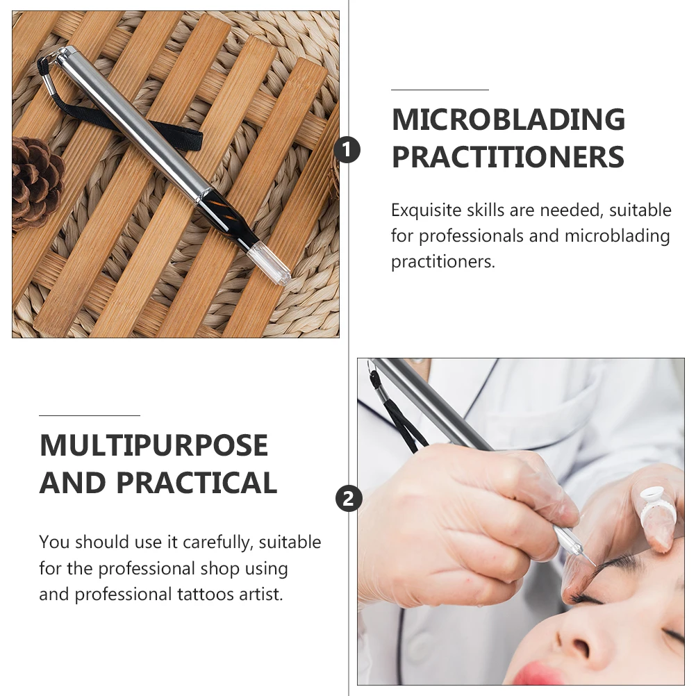 

Microblade Needle Holder Tattooing Pen LED Light Design Professional Eyebrow Tattoos Beauty Tools Makeup Accessories