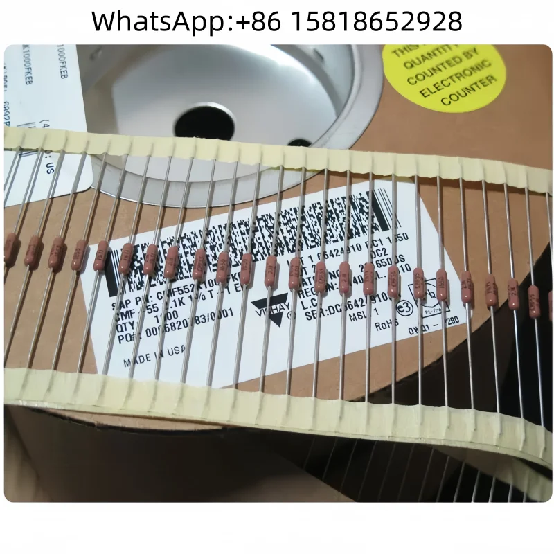 10pcs VISHAY-DALE 2.1K 2K1 Resistor CMF55 0.25W 1/4W 1% Imported from the USA