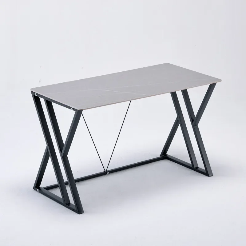 Modern simple rock slab dining table Household rectangular dining table E-sports table Computer game Household desktop