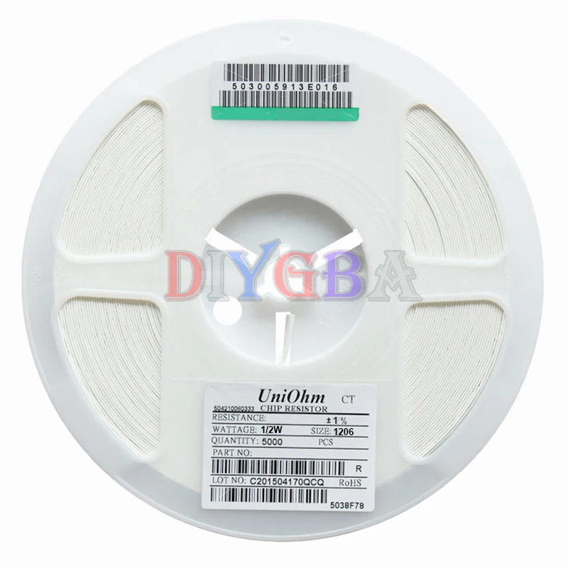 

5000PCS 1206 0 Ohm ~ 10M SMD Resistor Accuracy 1% Ohm 1K 2.2K 10K 100K 1R 10R 100R 150R 220R 330R 0 1 10 100 150 220 330 Ohm