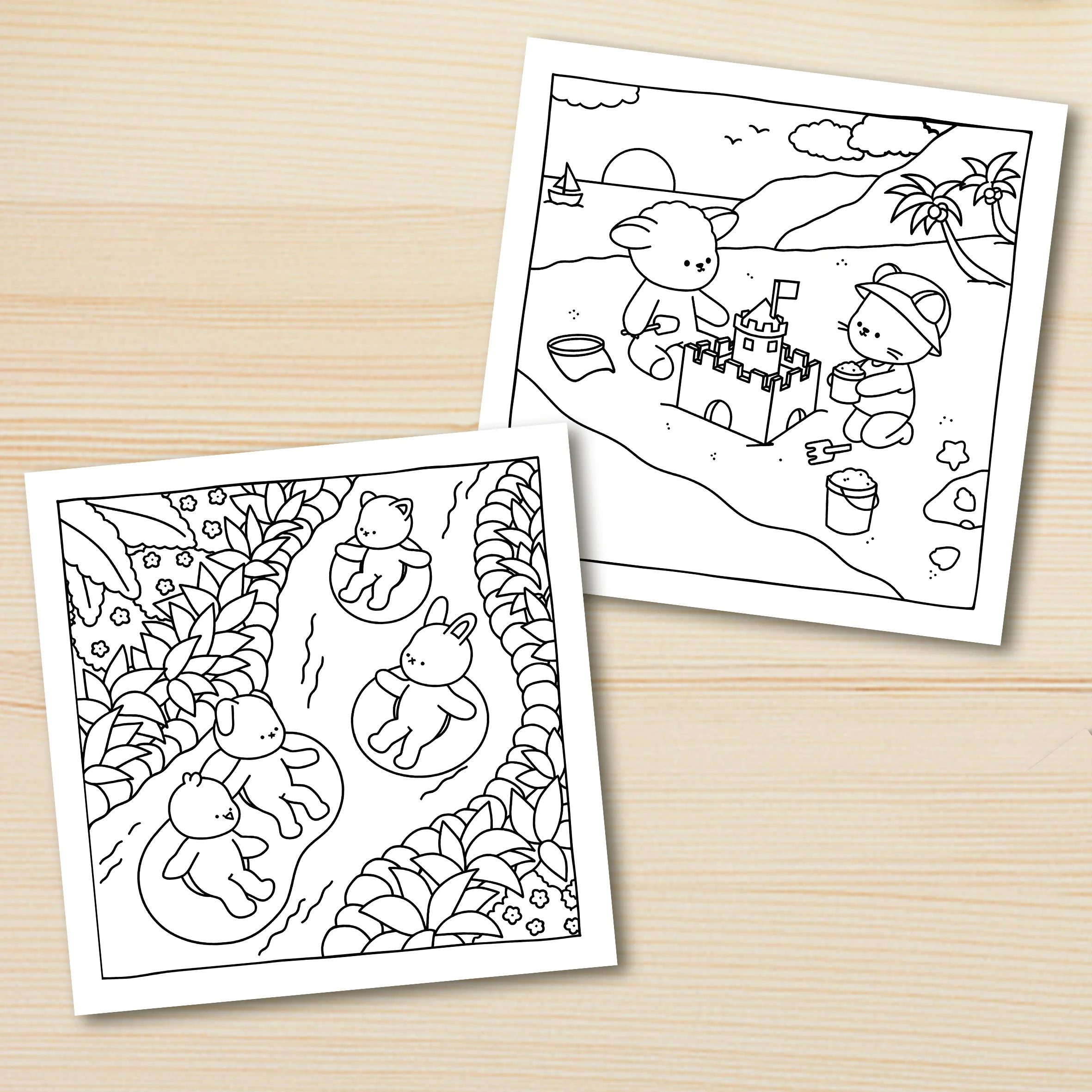 COZY PARADISE Bold-easy Patterns Coloring Book for Adults Cute Drawing Book Perfect Gift for Party and Birthday