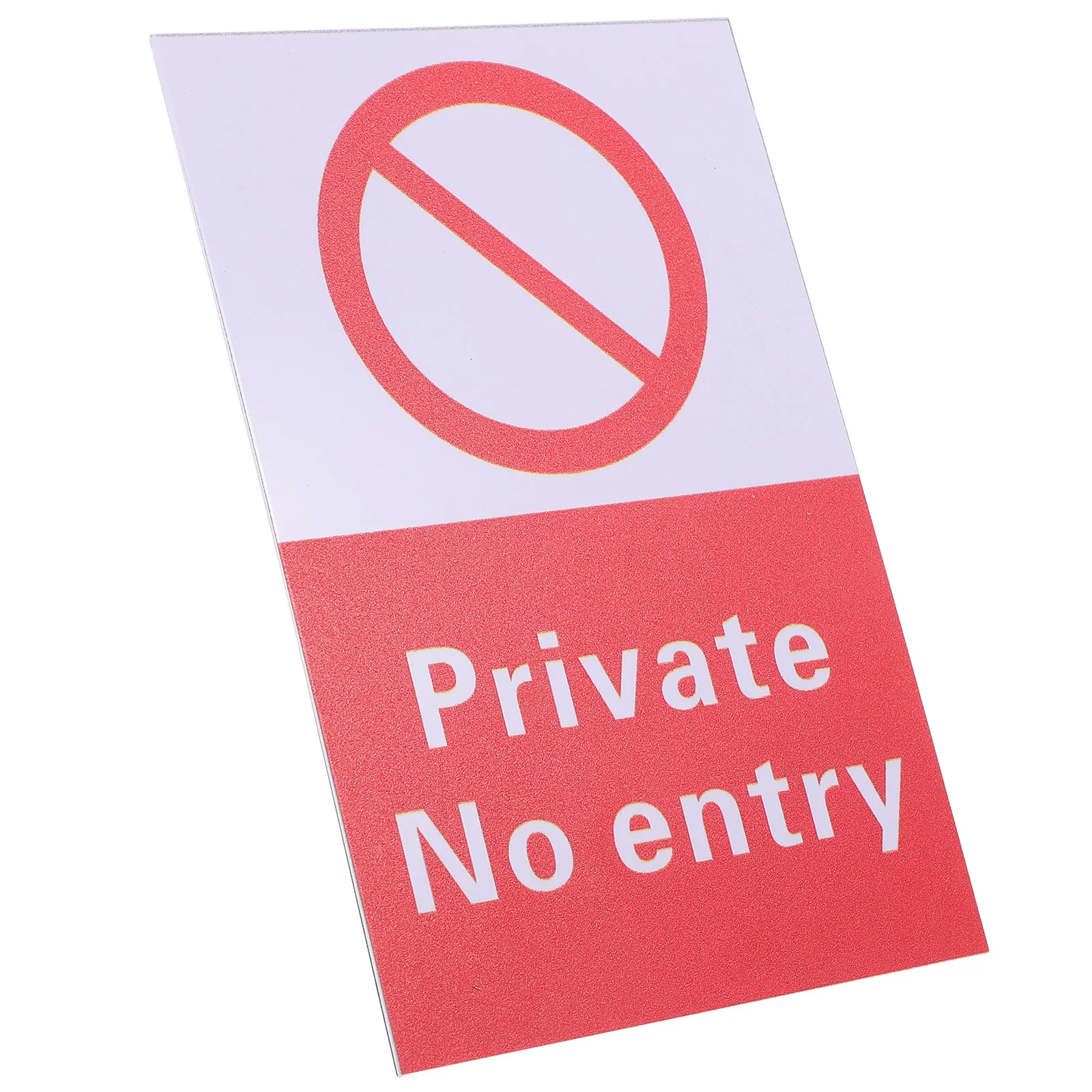 Pvc No Entrance Sign Sticker Waterproof Outdoor Warning Label For Safety Use No Entrance Signs Outdoor Warning Sign