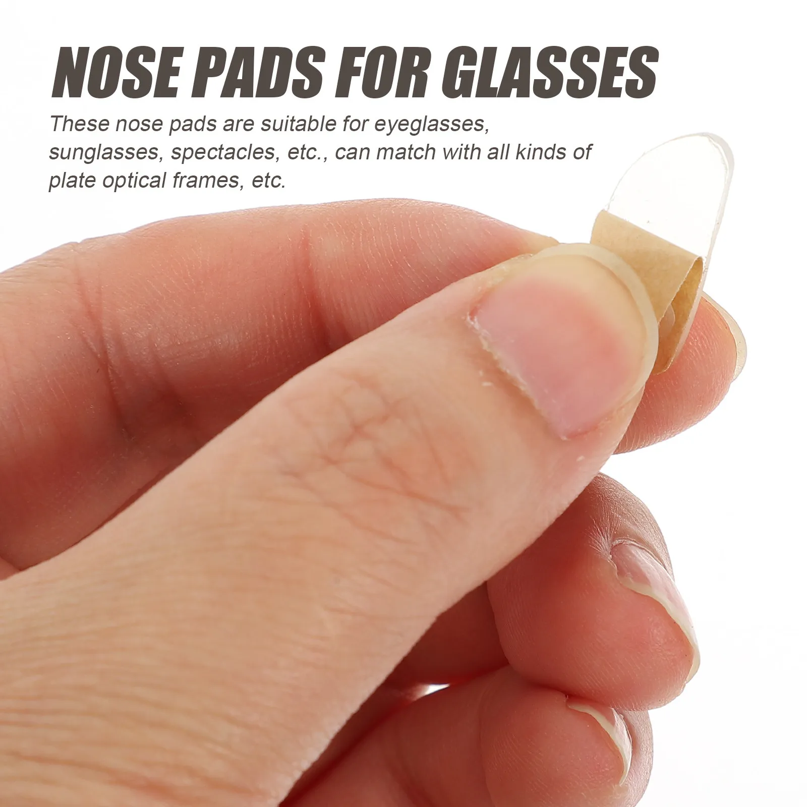 Silicone Nose Pads for Eyeglasses 18 Pairs Anti Slip Soft Comfortable Adjustable Cushions for Optical Frames