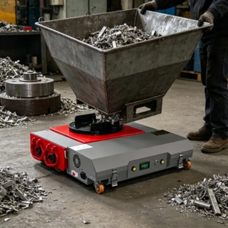 Remote Control Electric Tank Transporter 25T Omni Wheels Heavy Load Cargo Mover Trolley for Factory Warehouse Handling Use