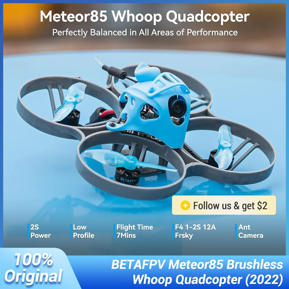 BETAFPV Meteor85 Brushless Whoop Quadcopter Drone with ELRS 2.4G Caddx RunCam Camera For RC FPV Freestyle Drone