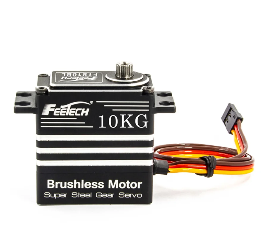 10Kg.cm 풀 메탈 케이스 및 기어 180도 회전 표준 디지털 서보 모터 (RC 모델 자동차 1/8 1/10 스케일 RC 자동차 로봇용)
