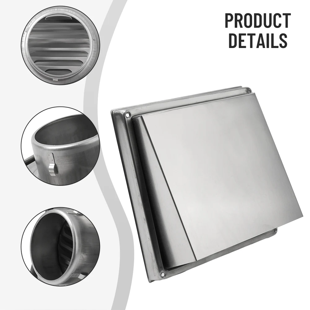 

Part Air Vent Cover 100mm Air Vent Extract Bathroom Toilet Valve Grille Ventilation Outlet Ducting Cover Kitchen