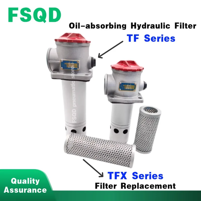 TF-25 TF-40 TF-63 TF-100 TF-160 TF Series Self-sealing Oil-absorbing Hydraulic Filter TFX-25x100 TFX-40x100 Filter Replacement