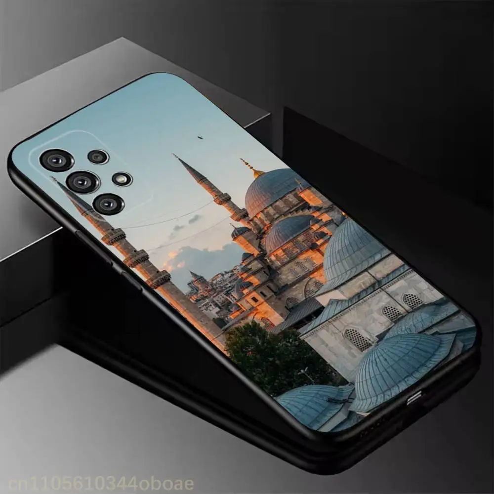 Turkey Istanbul Scenery Phone Case For Samsung Galaxy A13,21s,22,31,32,52,53,71,80,A91 Soft Black Cover