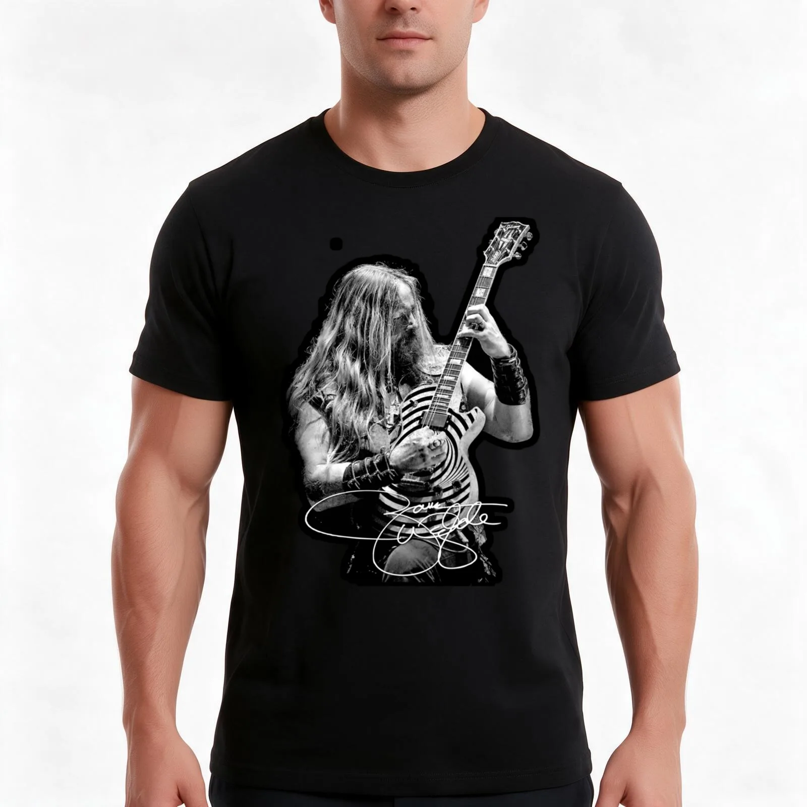 07 Zakk Wylde American guitarist singer and songwriter Classic T-Shirt Summer Casual Cotton Tee Unisex Men Women