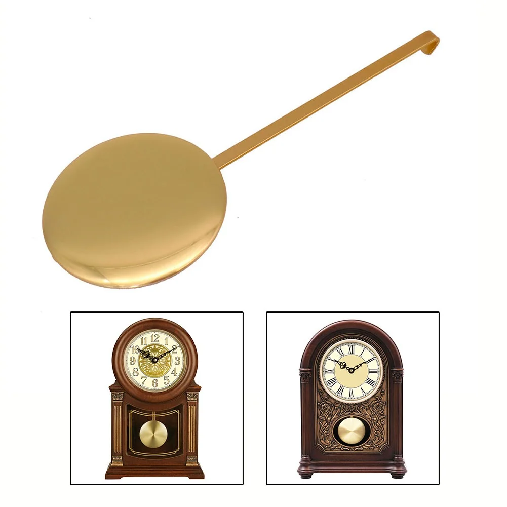 Clock Accessories Pendulum DIY High Gloss Gold Swing Movement Wall Clock Accessories Clock Pendulum High Quality