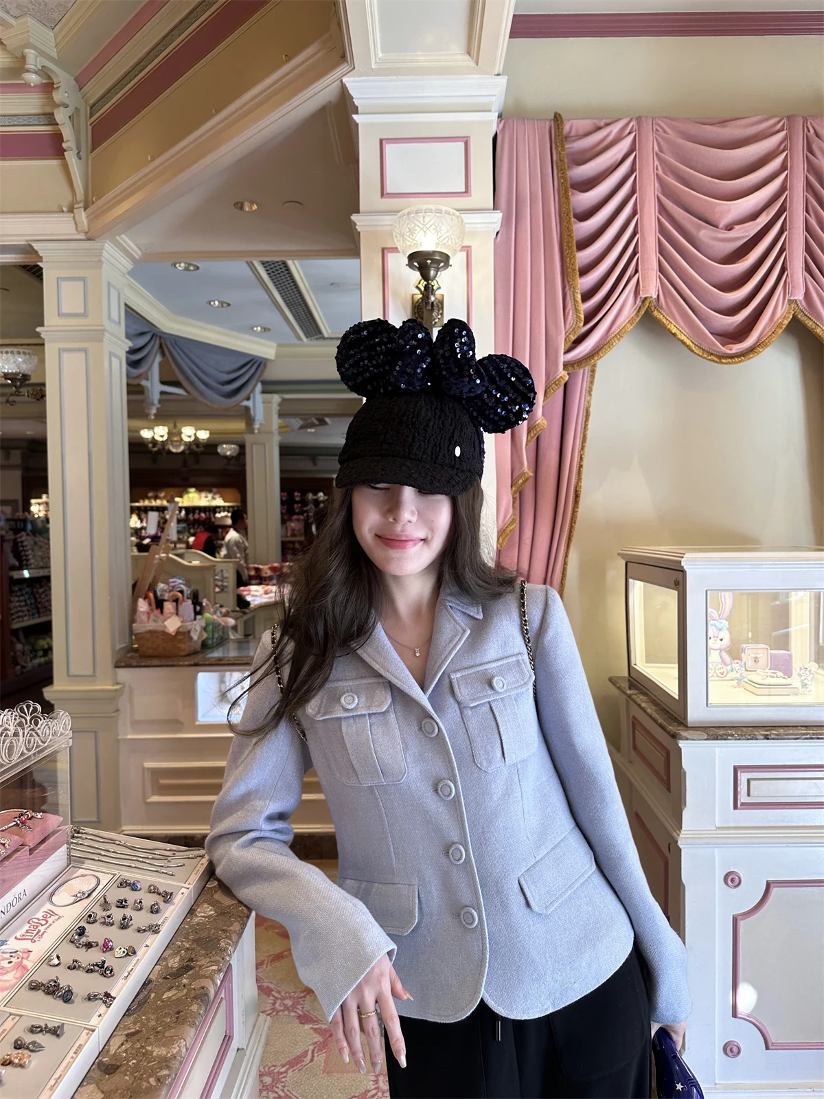 

Treasure Spring 2025 Heavyweight Tweed ort Coat Уникальный новый женский костюм Jaet Commute Sle Slim Fit oul...