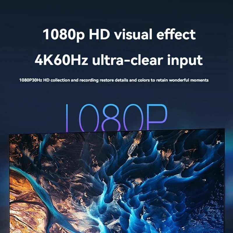 USB 3.0 Video Capture Board -Compatible Game Stream Grabber Record for Camera Switch Placa de Video-A09I