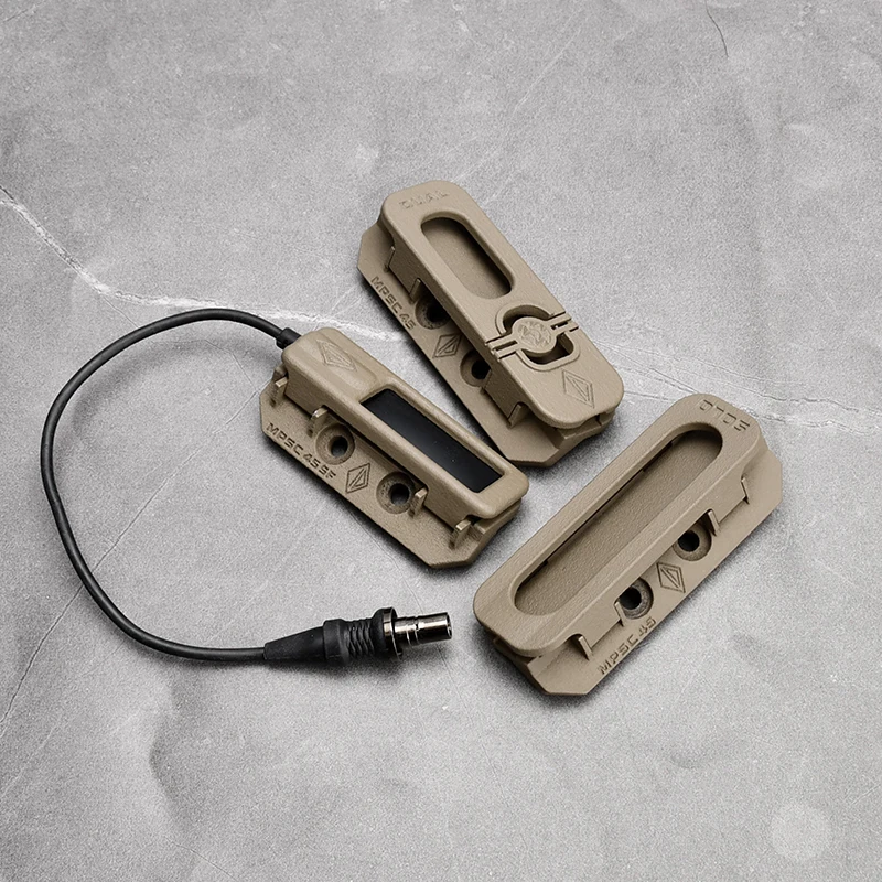 New Tactical Laser Pressure Remote Pad Switch Slot Mount Keymod System Rail M300/M600 Series Flashlight Accessory - view 5