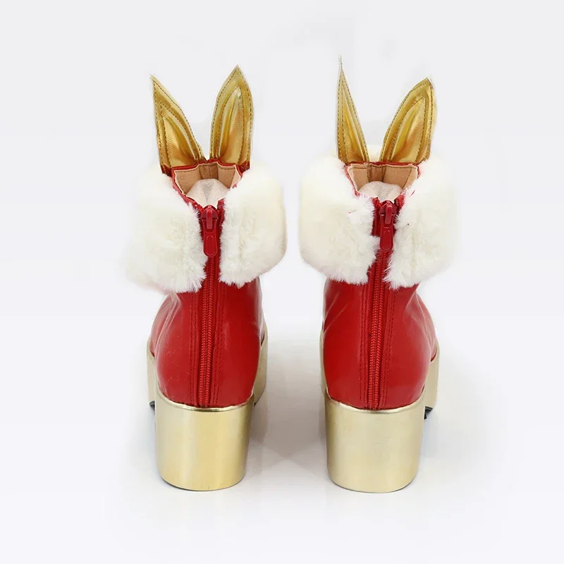 Jogo anime cosplay sapatos a costureira sagrada lol botas mulheres homens festa de halloween role play feito sob encomenda