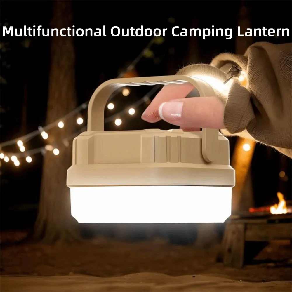 

Portable Outdoor Camping Lantern Adjustable Led Light Waterproof LED Lantern USB Rechargeable Hanging Lamp Night Fishing